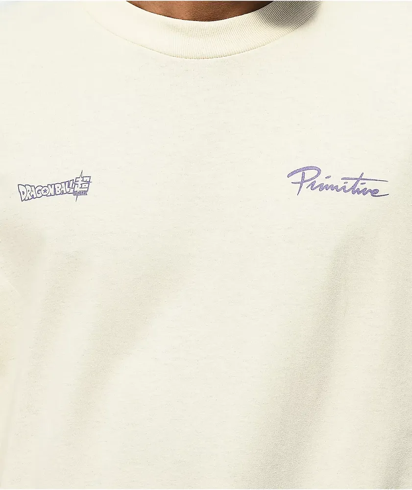 Primitive x Dragon Ball Super Beerus Attack Cream T-Shirt