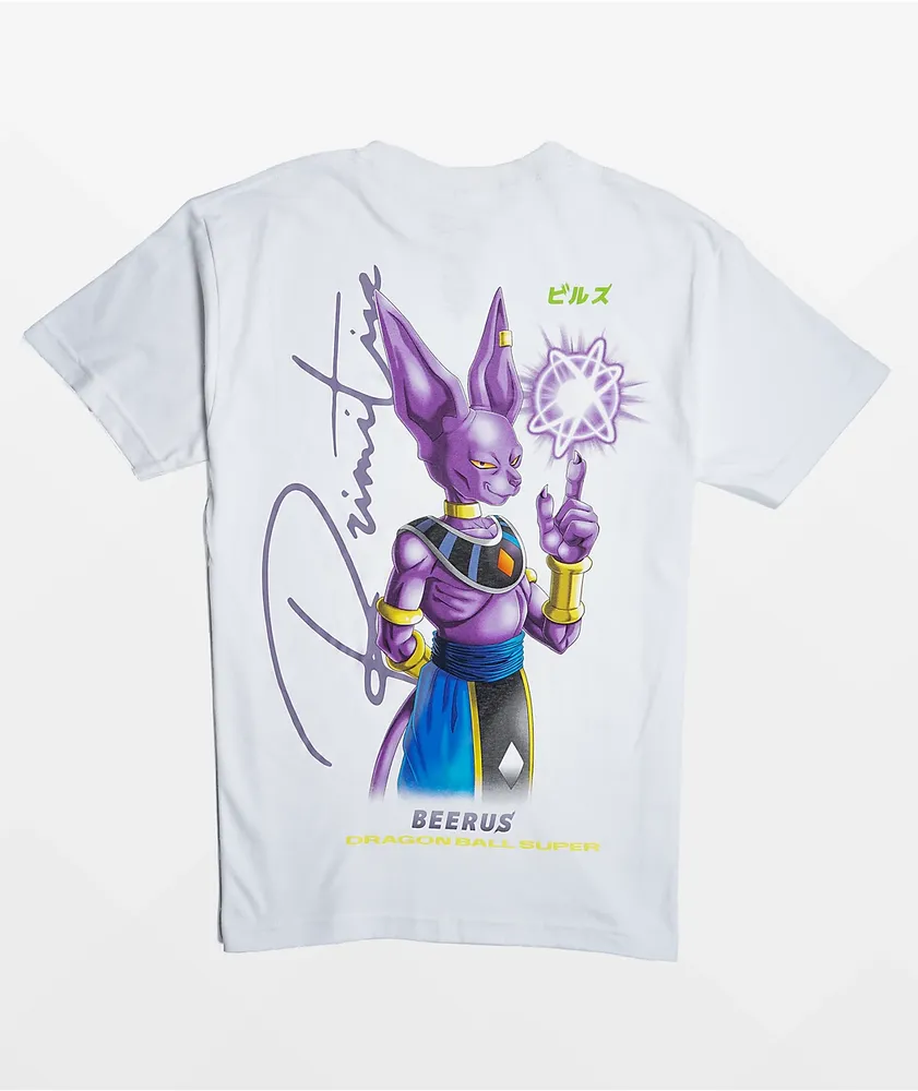 Primitive x Dragon Ball Super Beerus Orb White T-Shirt