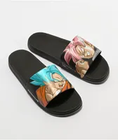 Primitive x Dragon Ball Super Goku Black Rose Versus Slide Sandals