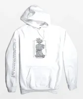 Primitive x Dragon Ball Super Goku Ultra Instict White Hoodie