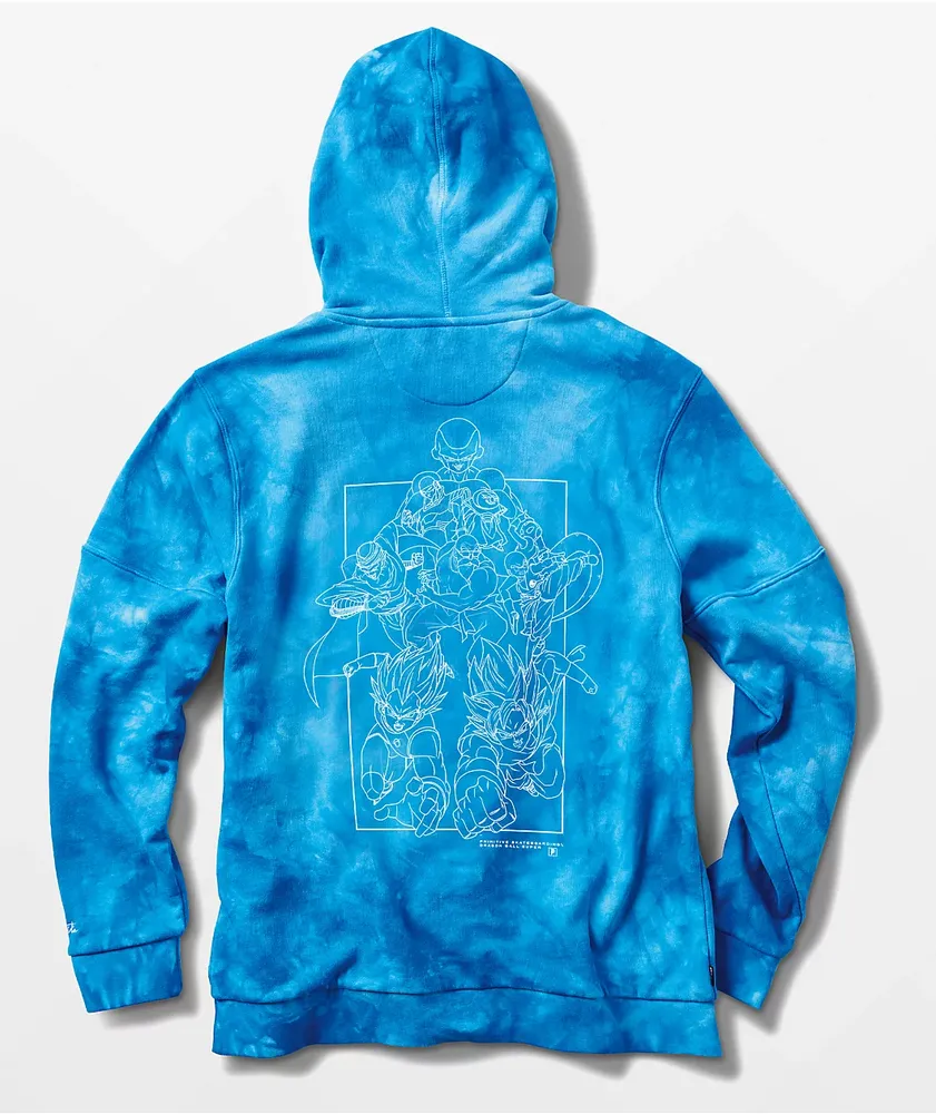 Primitive x Dragon Ball Super SSG Blue Wash Hoodie