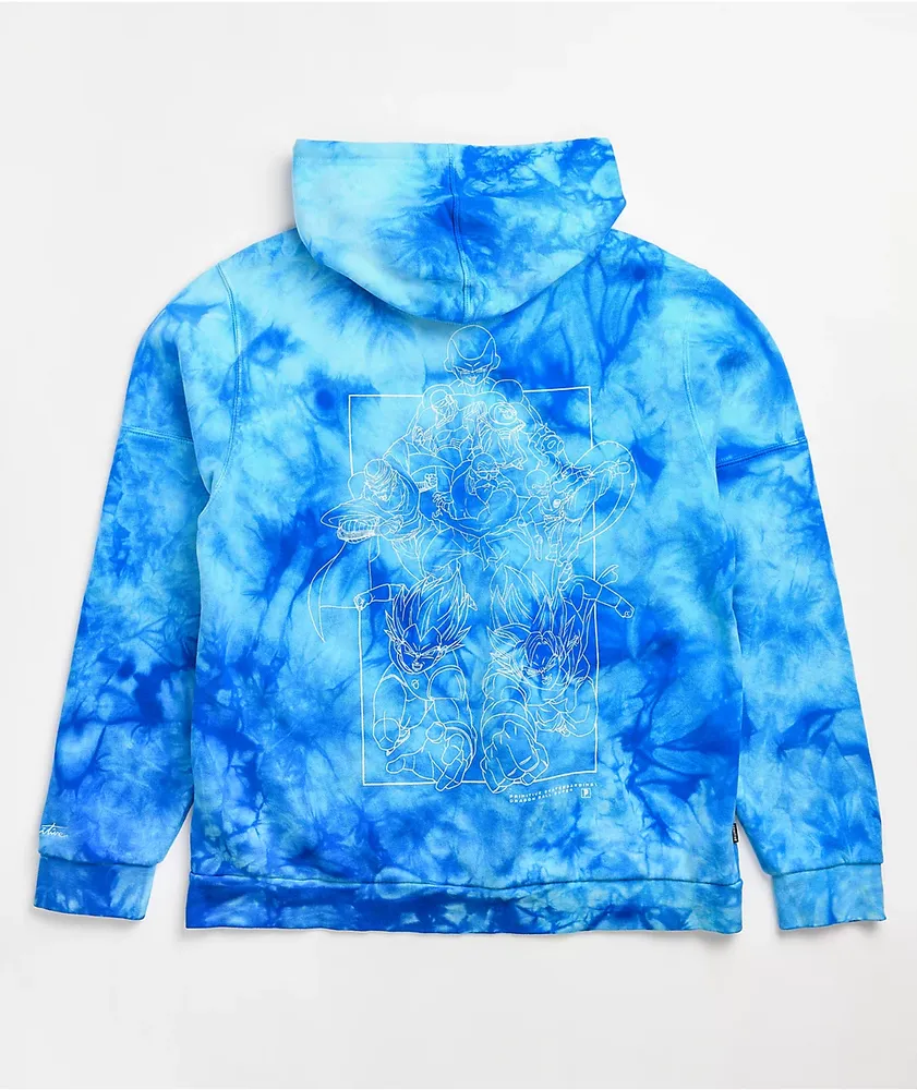 Primitive x Dragon Ball Super SSG Blue Wash Hoodie