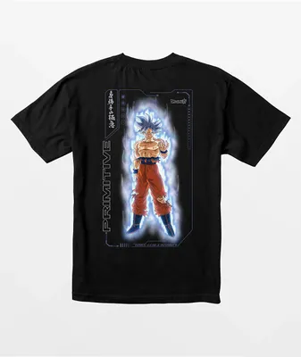 Primitive x Dragon Ball Super Ultra Instinct Goku Black T-Shirt