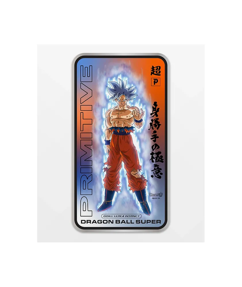 Primitive x Dragon Ball Super Ultra Instinct Sticker