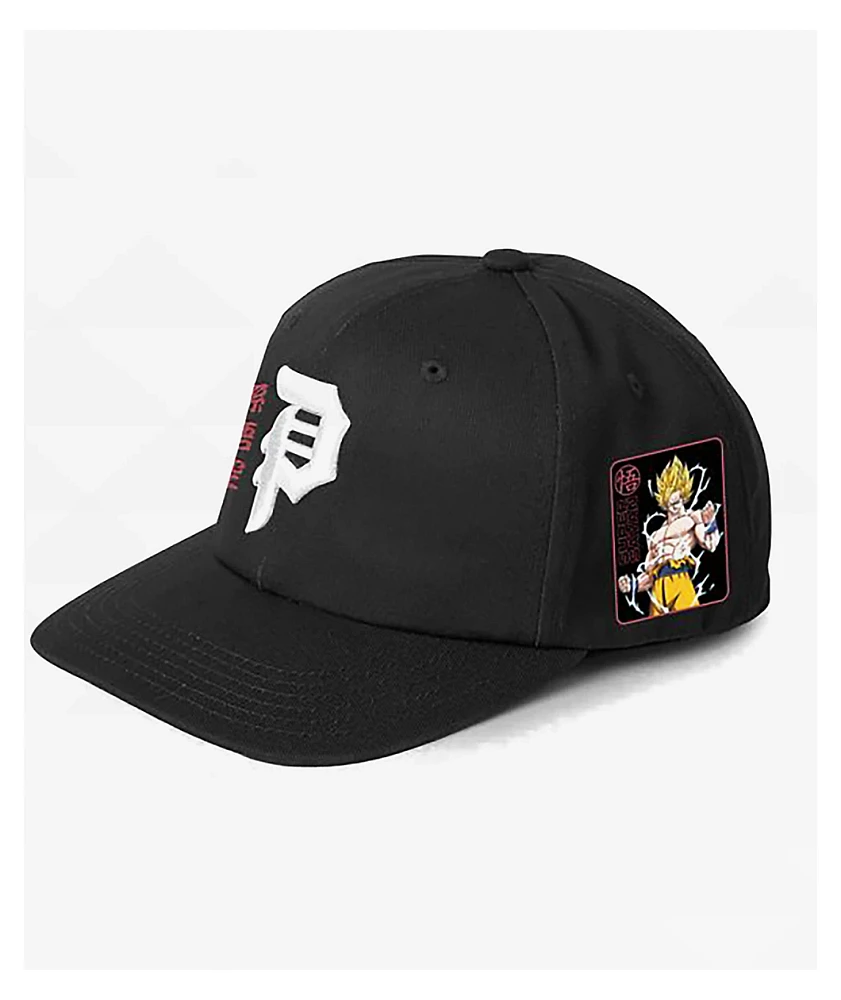 Primitive x Dragon Ball Z Goku Black Snapback Hat
