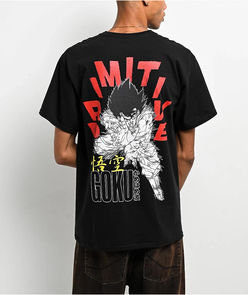 Primitive x Dragon Ball Z Goku Energy Black T-Shirt