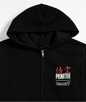 Primitive x Dragon Ball Z Kids Goku Energy Black Zip Hoodie