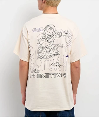 Primitive x Dragon Ball Z Mecha Frieza Natural T-Shirt