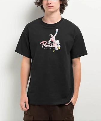 Primitive x Dragon Ball Z Nuevo Buu Black T-Shirt