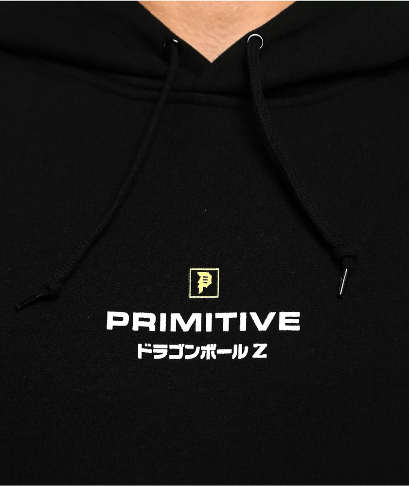 Primitive x Dragon Ball Z Saiyan Prince Black Hoodie