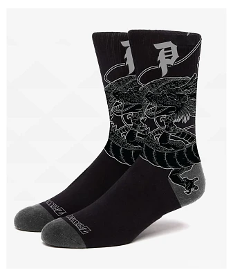 Primitive x Dragon Ball Z Shenron Black Crew Socks