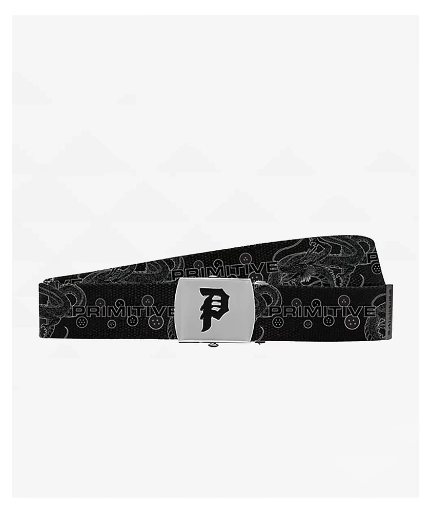 Primitive x Dragon Ball Z Shenron Black Web Belt
