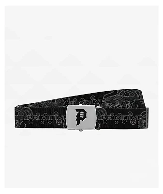 Primitive x Dragon Ball Z Shenron Black Web Belt