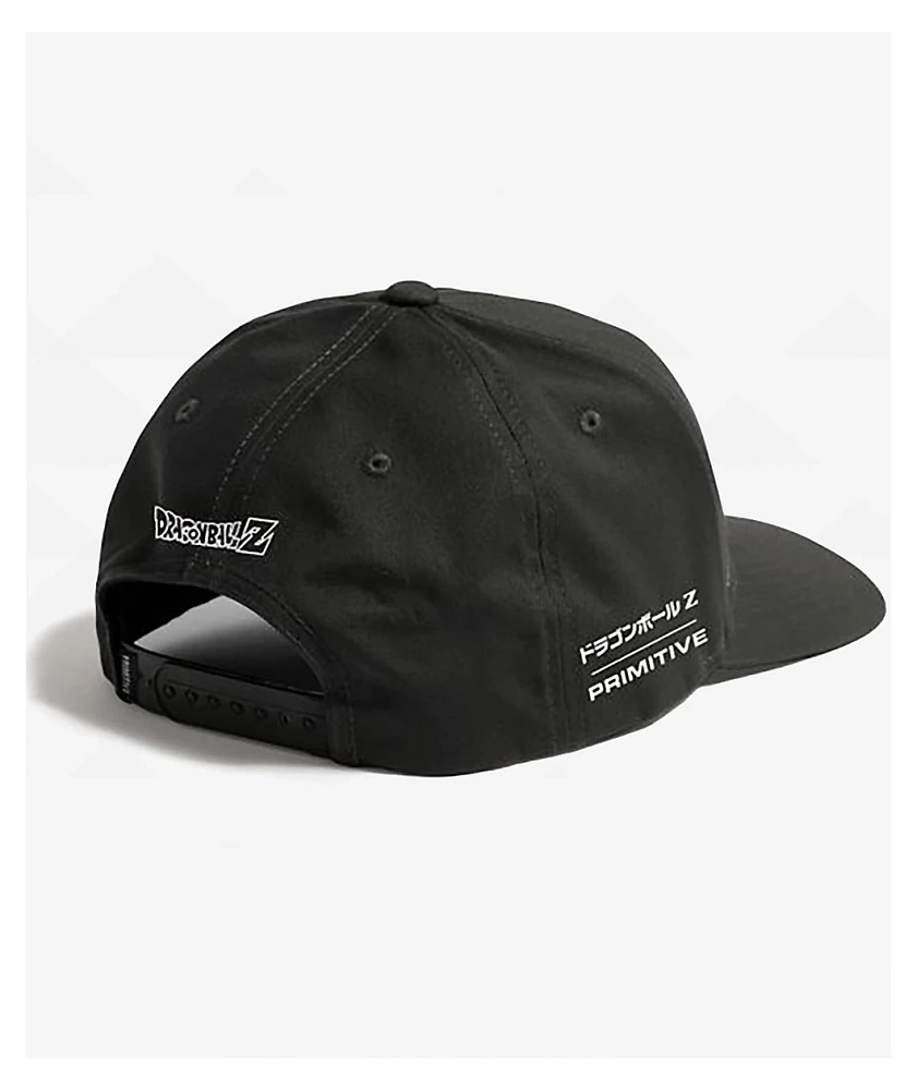 Primitive x Dragon Ball Z Vegeta Black Snapback Hat