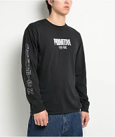 Primitive x Dragon Ball Z Vengeance Black Long Sleeve T-Shirt