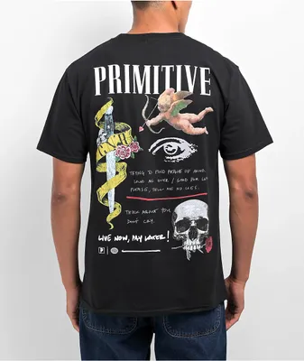 Primitive x Guns N' Roses Don't Cry Black T-Shirt
