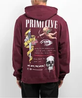 Primitive x Guns N' Roses Don't Cry Maroon Hoodie