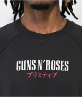 Primitive x Guns N' Roses Robo Black Raglan T-Shirt