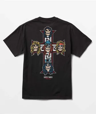 Primitive x Guns N Roses Cross Black T-Shirt