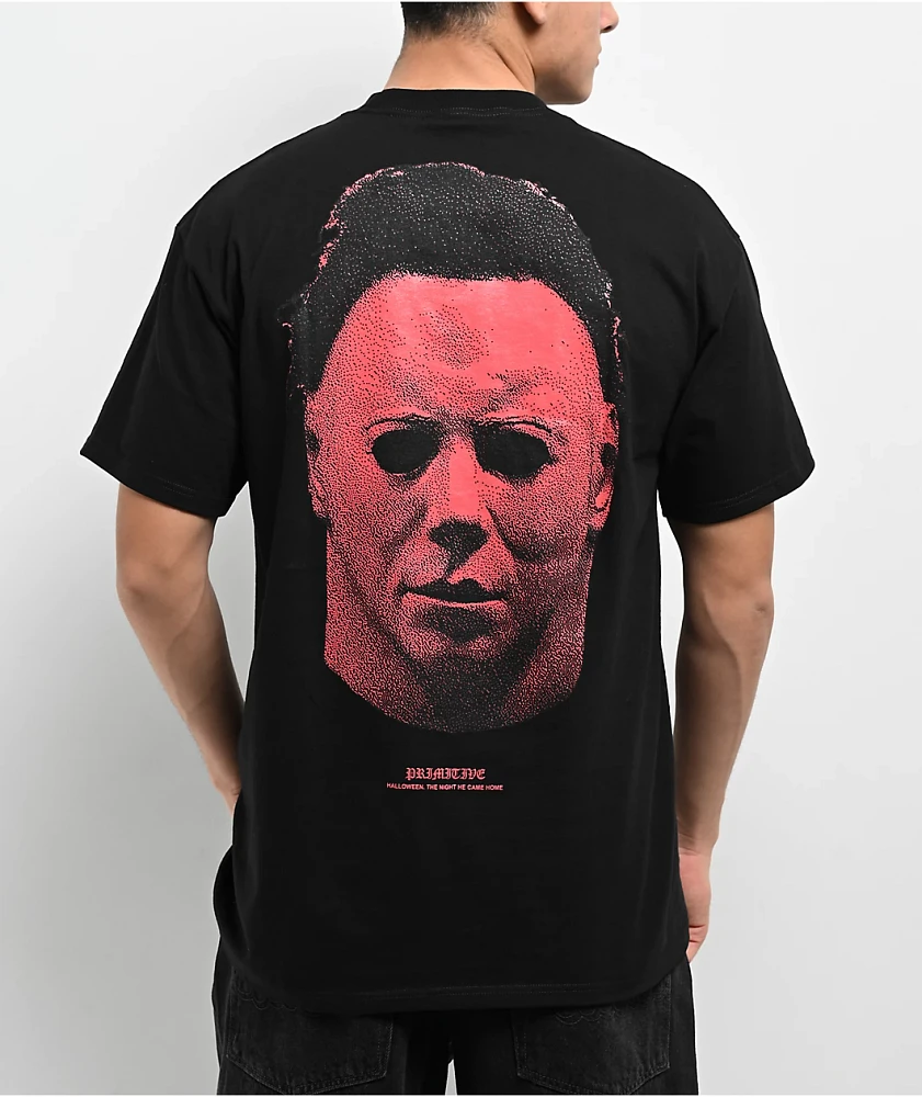 Primitive x Halloween Mask Black T-Shirt