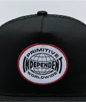 Primitive x Independent Black Trucker Hat