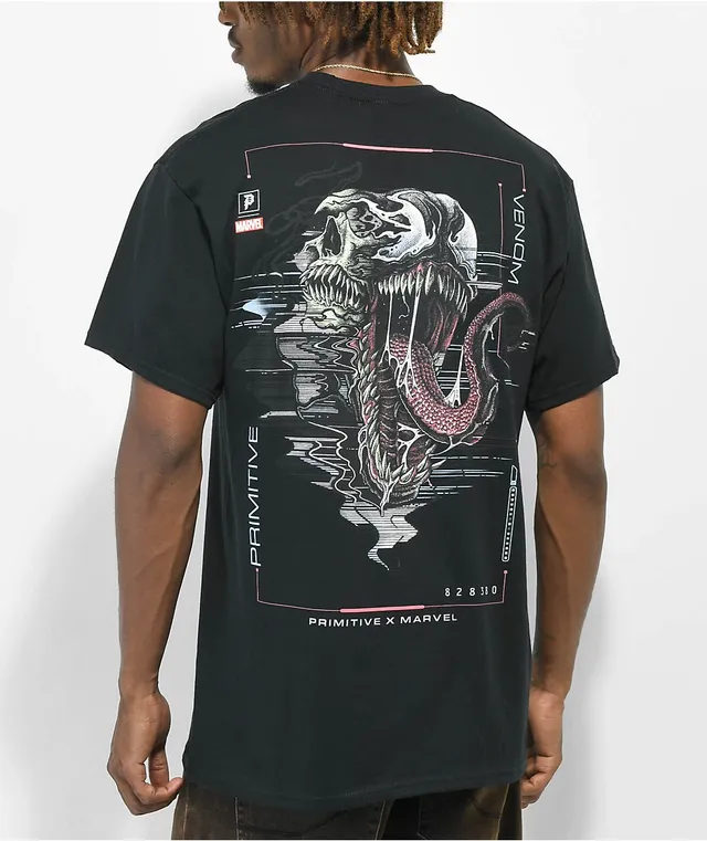 Primitive x Marvel by Paul Jackson Venom Black T-Shirt | Mission 