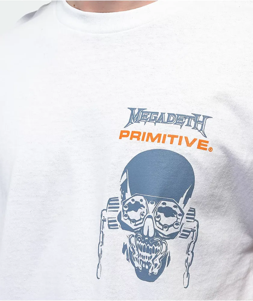 Primitive x Megadeth Chains White T-Shirt