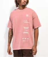 Primitive x Mucha Imperial Washed Rose Gold T-Shirt