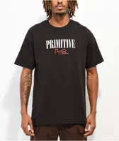 Primitive x Mucha Tragedy Black T-Shirt