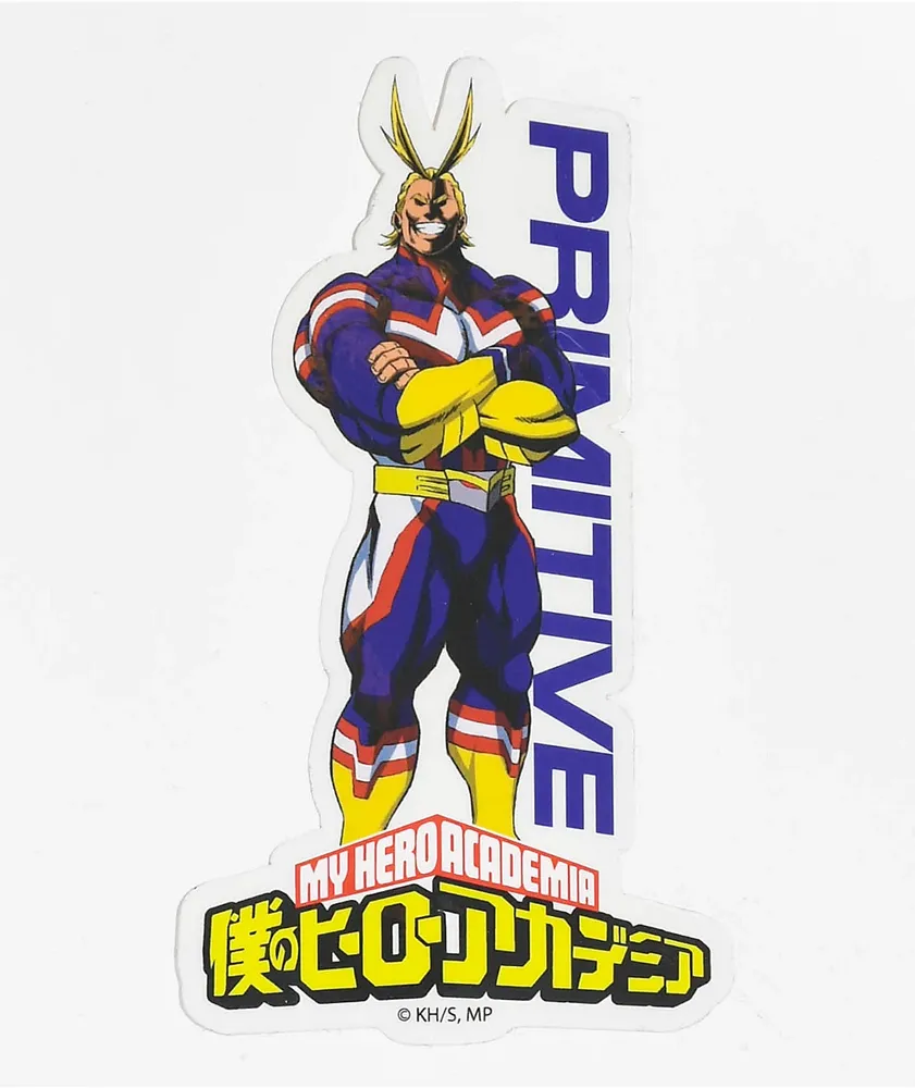 Primitive x My Hero Academia All Might Sticker