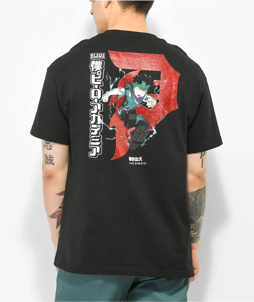 Primitive x My Hero Academia Dirty P Izuku Black T-Shirt