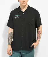 Primitive x My Hero Academia Izuku Black Short Sleeve Button Up Shirt