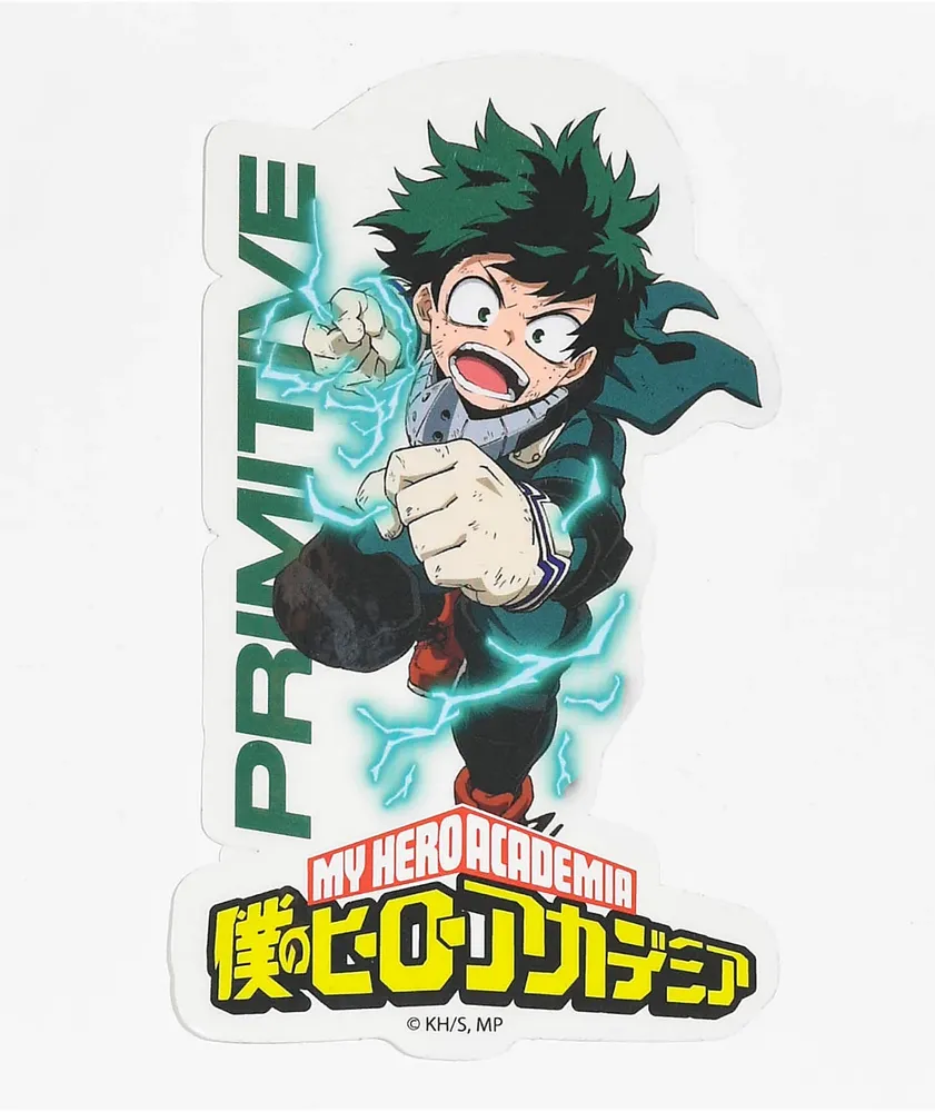 Primitive x My Hero Academia Izuku Midoriya Sticker