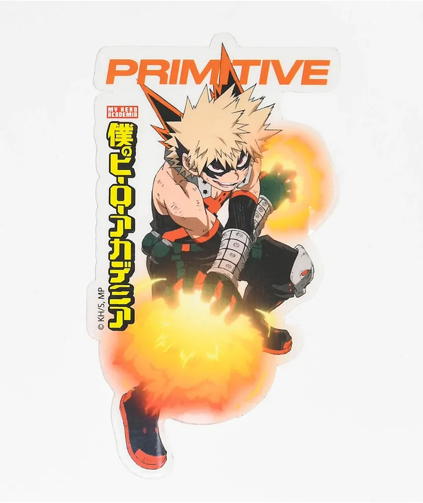 Primitive x My Hero Academia Katsuki Bakugo Sticker