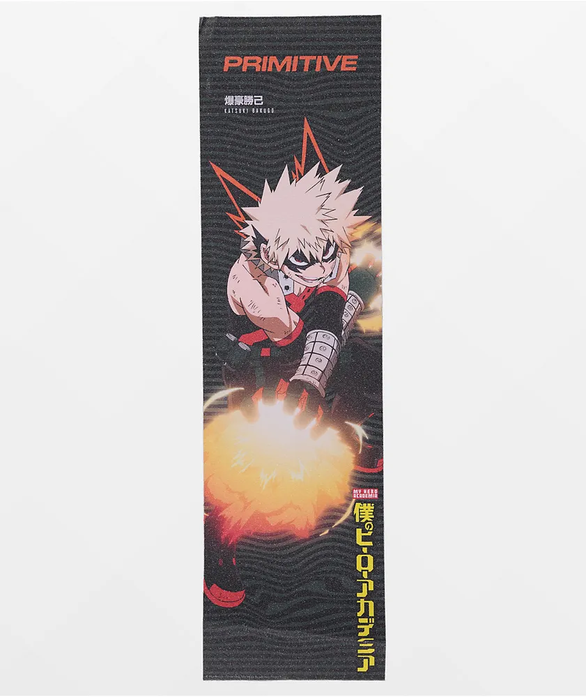 Primitive x My Hero Academia Katusuki Bakugo Grip Tape