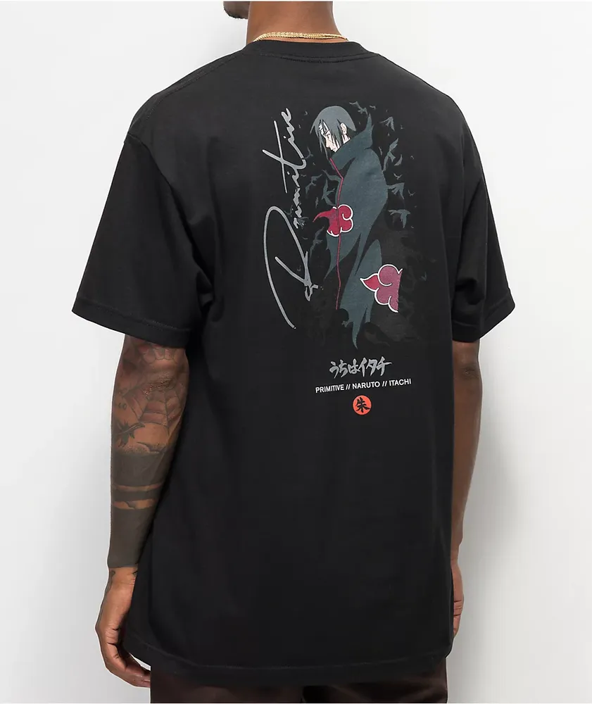 Primitive x Naruto Crows Black T-Shirt