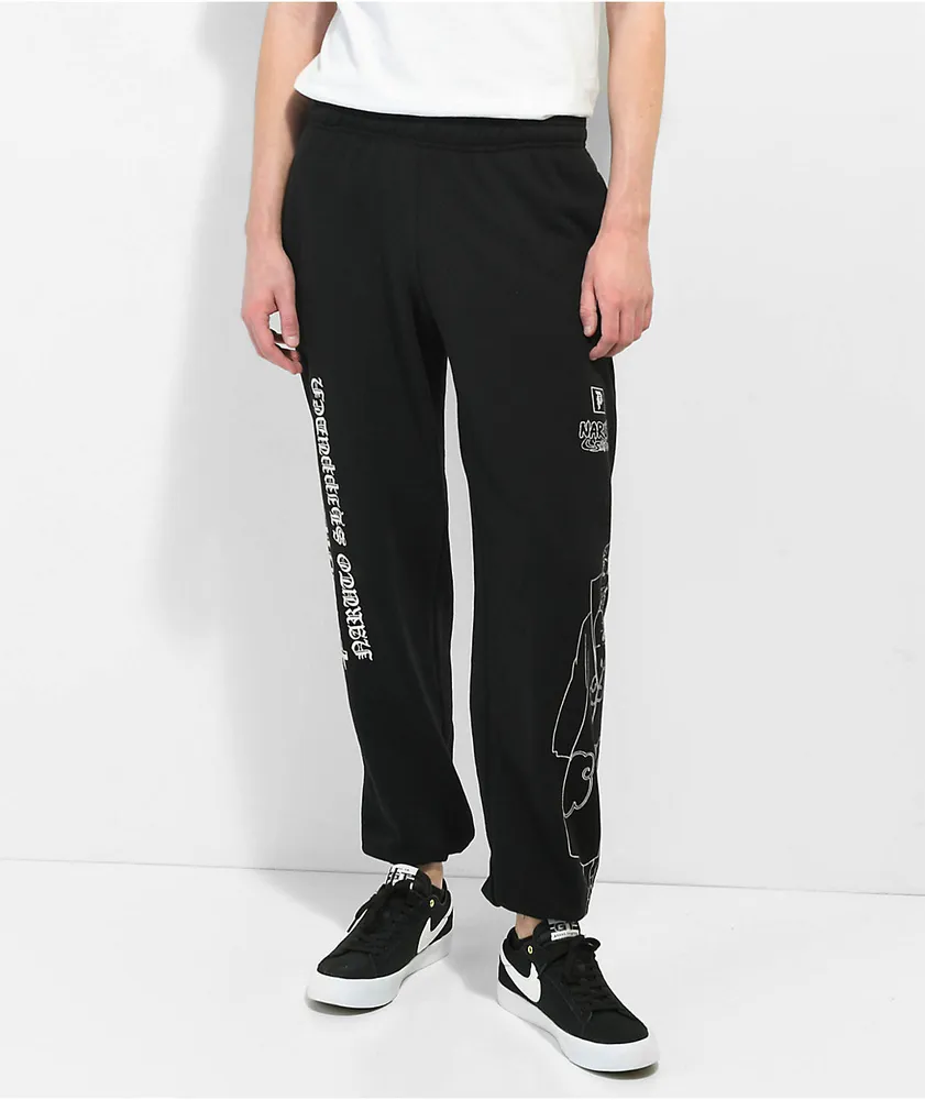 Primitive x Naruto Hidan Black Sweat Pants