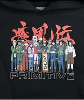 Primitive x Naruto Leaf Village Black Hoodie