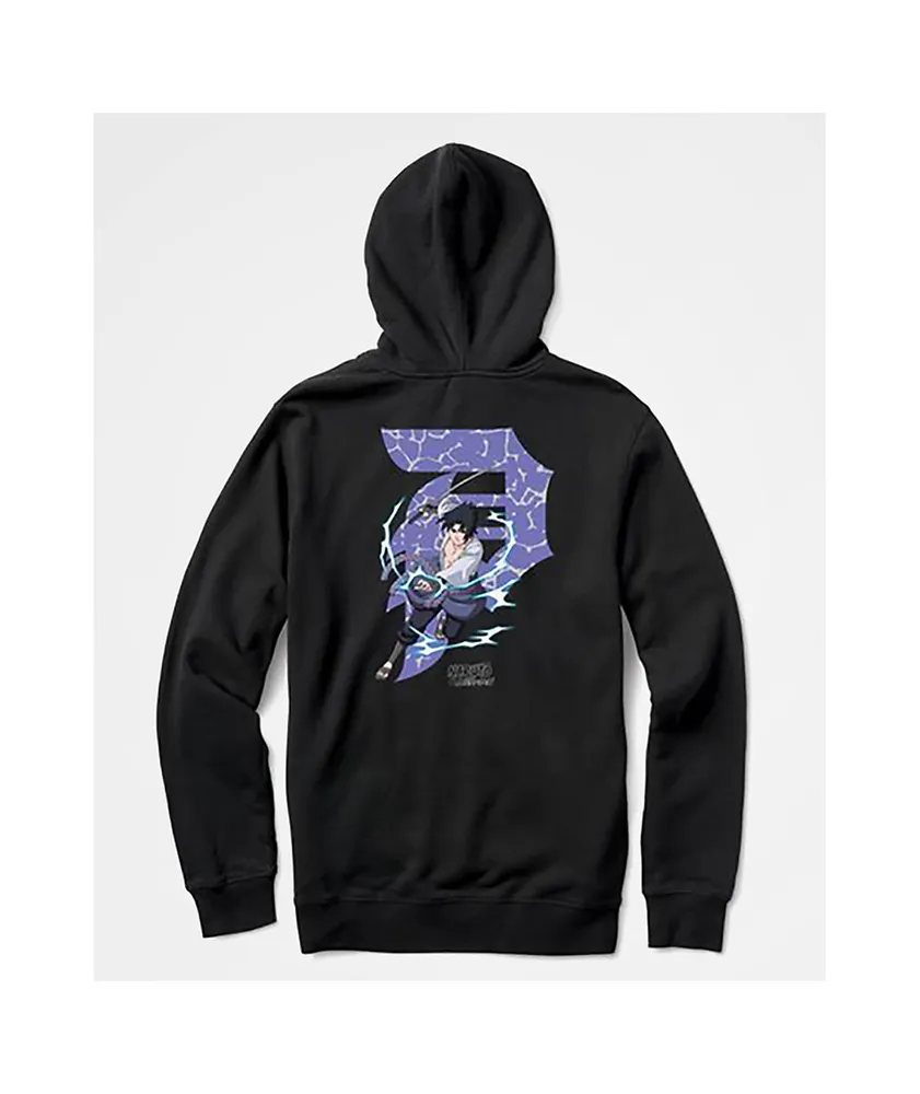 Primitive x Naruto Sasuke Dirty P Black Hoodie