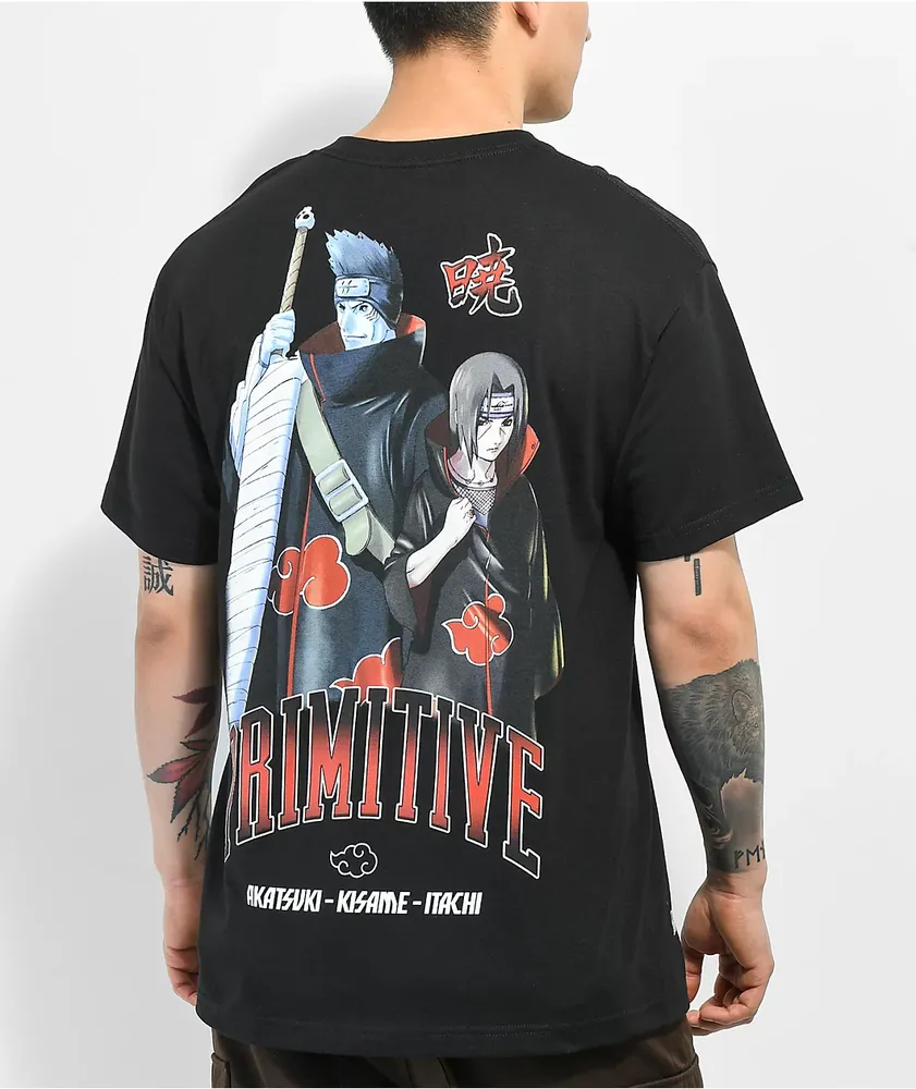 Primitive x Naruto Shippuden Akatsuki Black T-Shirt