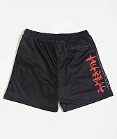 Primitive x Naruto Shippuden Beast Black Mesh Shorts