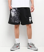 Primitive x Naruto Shippuden Beast Black Mesh Shorts