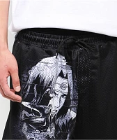 Primitive x Naruto Shippuden Clones Black Mesh Shorts