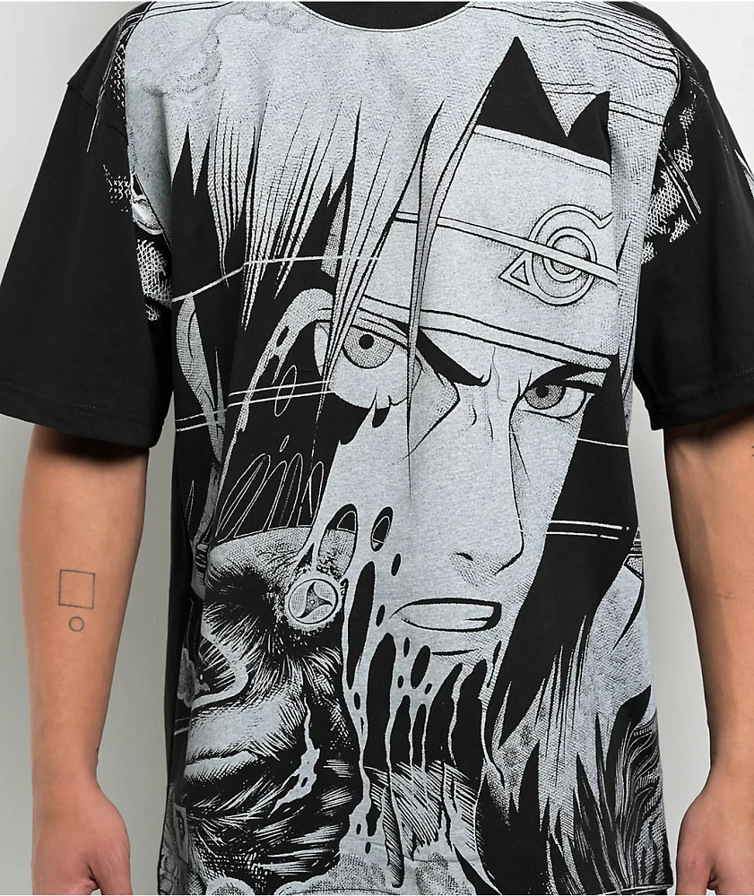 Primitive x Naruto Shippuden Clones Black T-Shirt