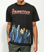 Primitive x Naruto Shippuden Criminal Clan Black T-Shirt