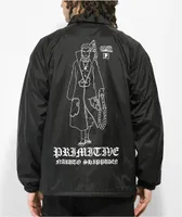 Primitive x Naruto Shippuden Hiden Black Coaches Jacket