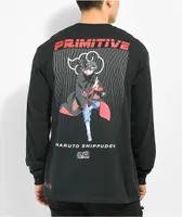 Primitive x Naruto Shippuden Itachi Black Long Sleeve T-Shirt