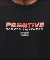 Primitive x Naruto Shippuden Itachi Uchiha Black T-Shirt