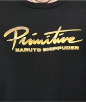 Primitive x Naruto Shippuden Kakashi Dogs Squad Black Long Sleeve T-Shirt