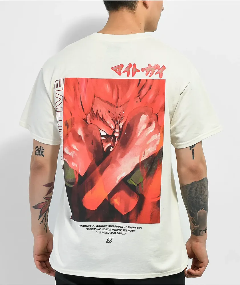 Primitive x Naruto Shippuden Might Guy Sand T-Shirt